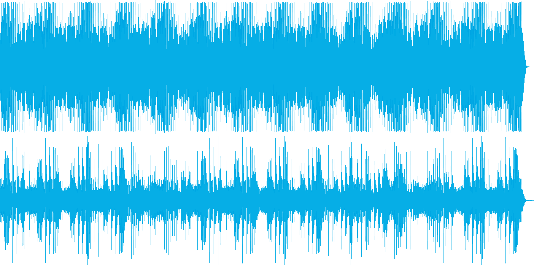メモリアルに最適な優しい曲の再生済みの波形