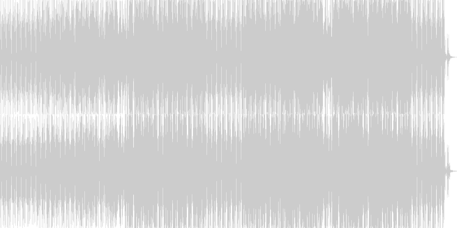 とある漫画の1シーンを想定して作った曲…の未再生の波形