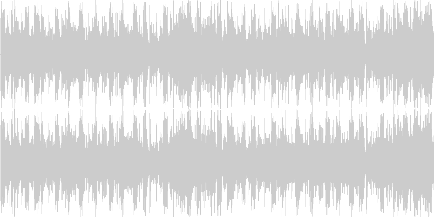 空間的な音響を駆使したループ楽曲です。の未再生の波形