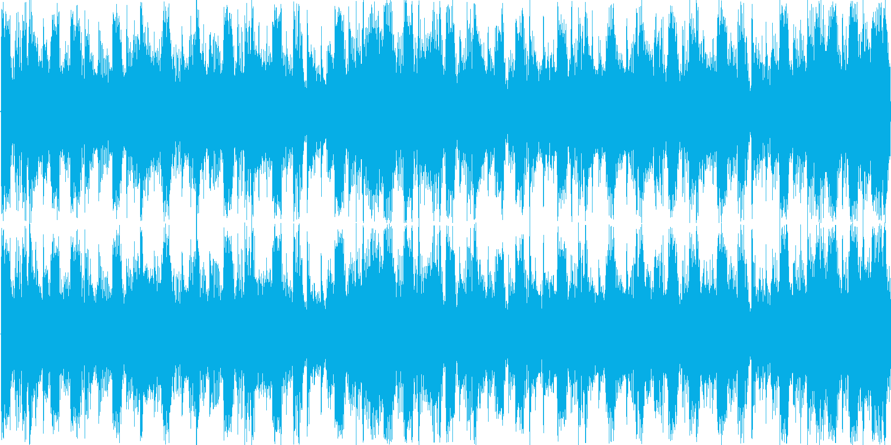 空間的な音響を駆使したループ楽曲です。の再生済みの波形