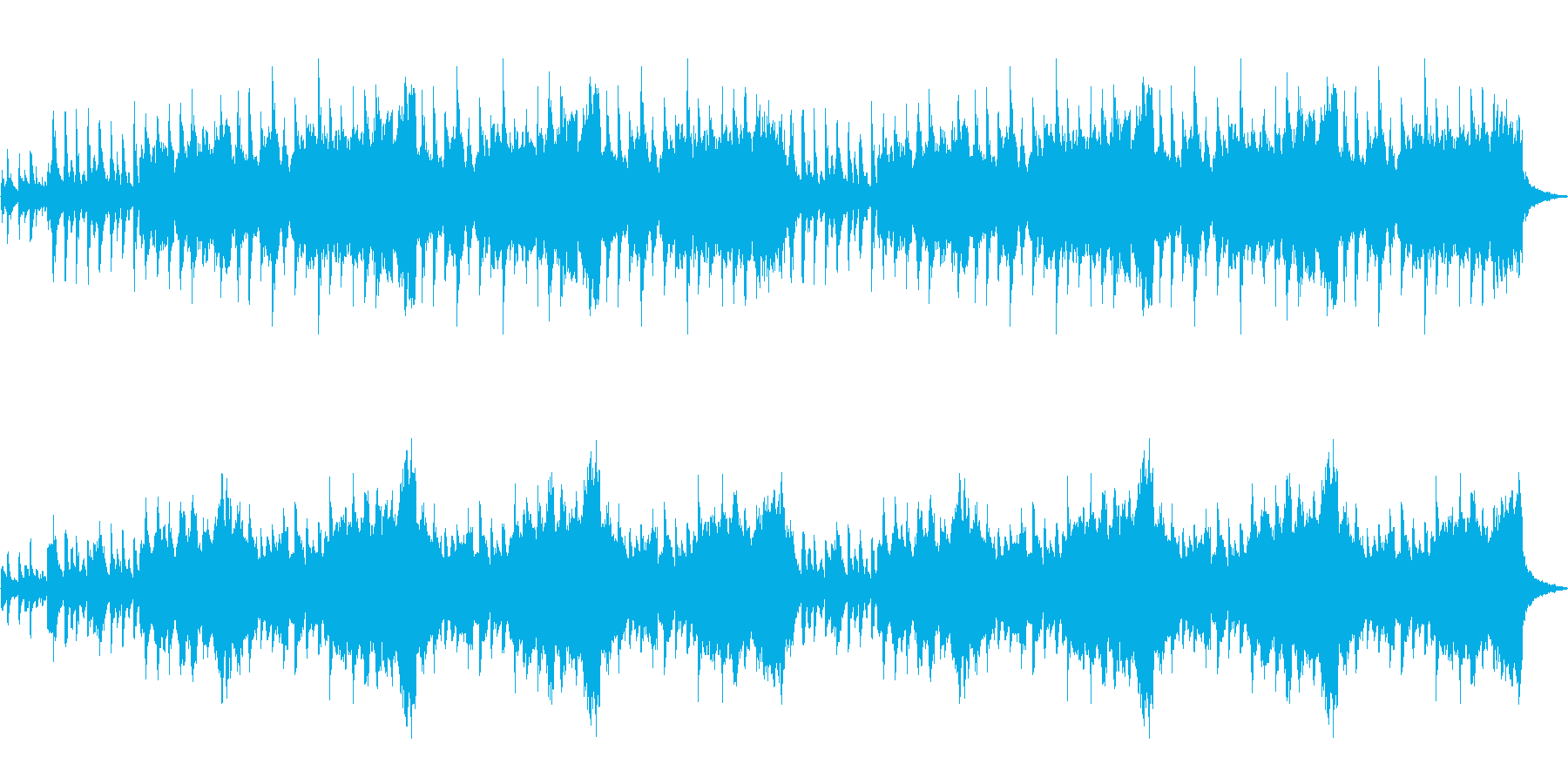 ピチカートオーボエクラリネットの優しい音の再生済みの波形