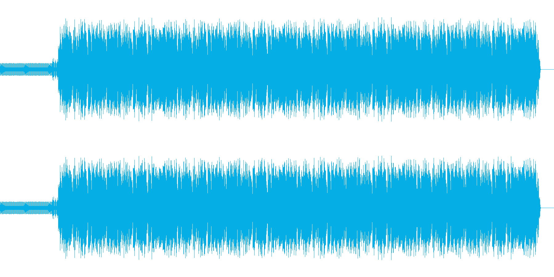 ゲームのエンディングを想定した曲ですの再生済みの波形
