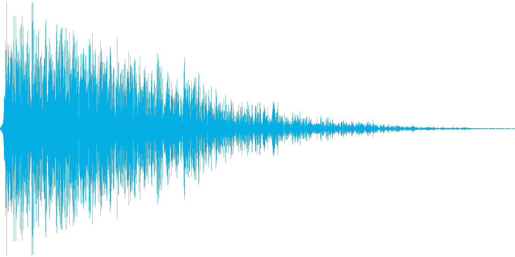 パシッ!(衝撃音)の再生済みの波形