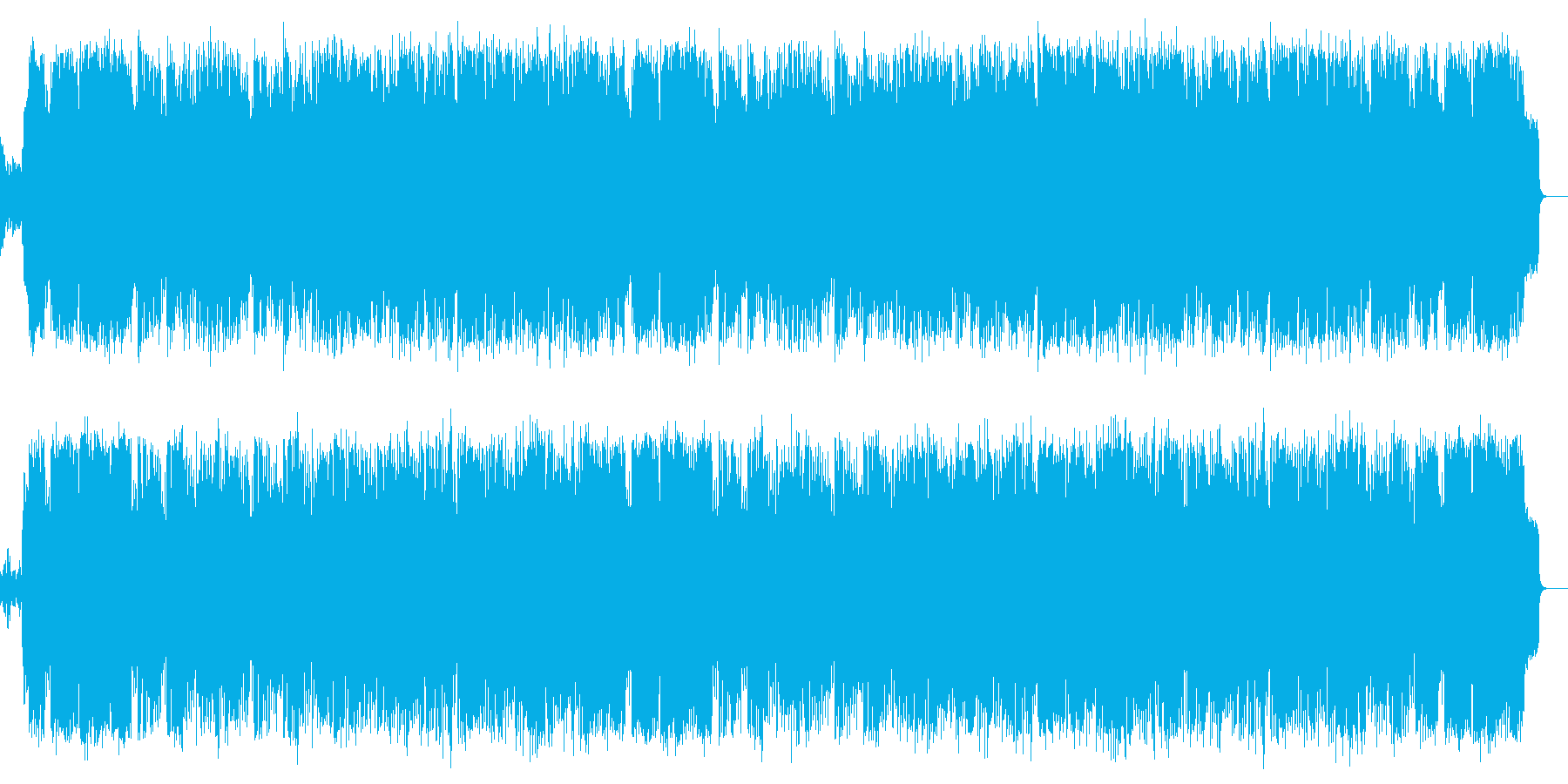 エレガントでしっとりした3連リズムの楽曲の再生済みの波形
