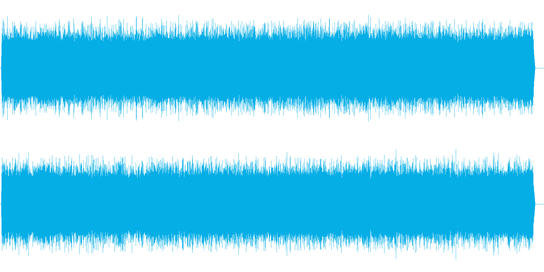 ビューン↑(ジェットエンジンの効果音)の再生済みの波形