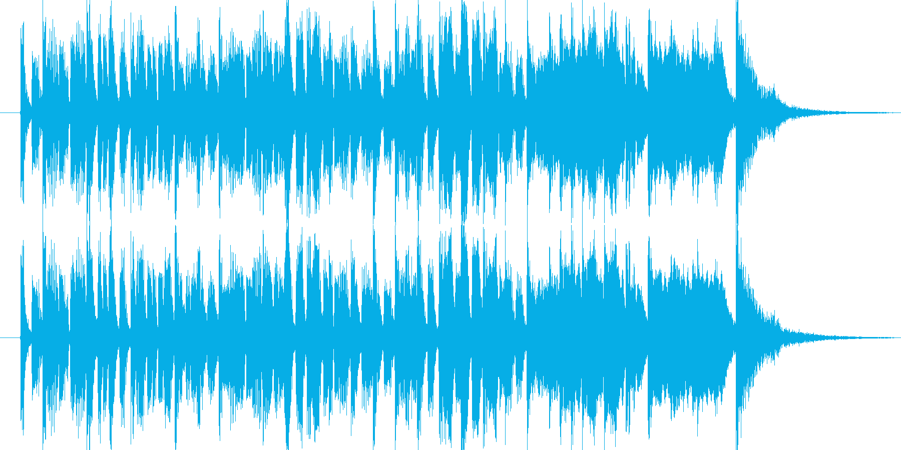 クイズに使えそうなテクノポップな曲ですの再生済みの波形