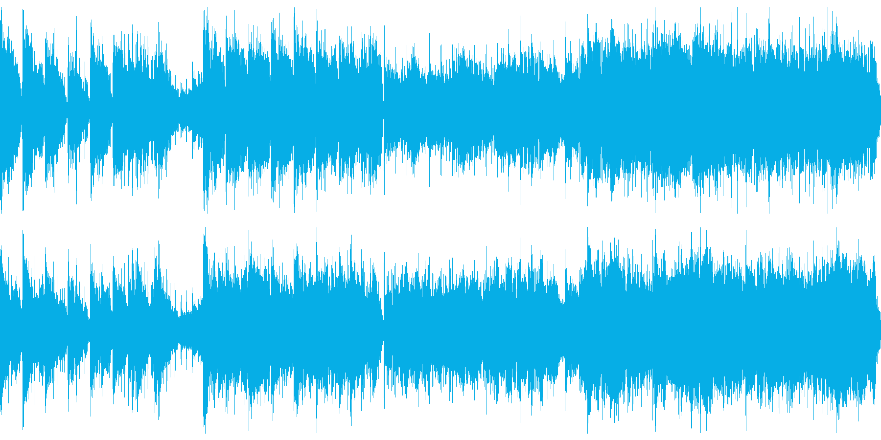 黄昏の湿地 哀愁のあるほろ苦い曲の再生済みの波形