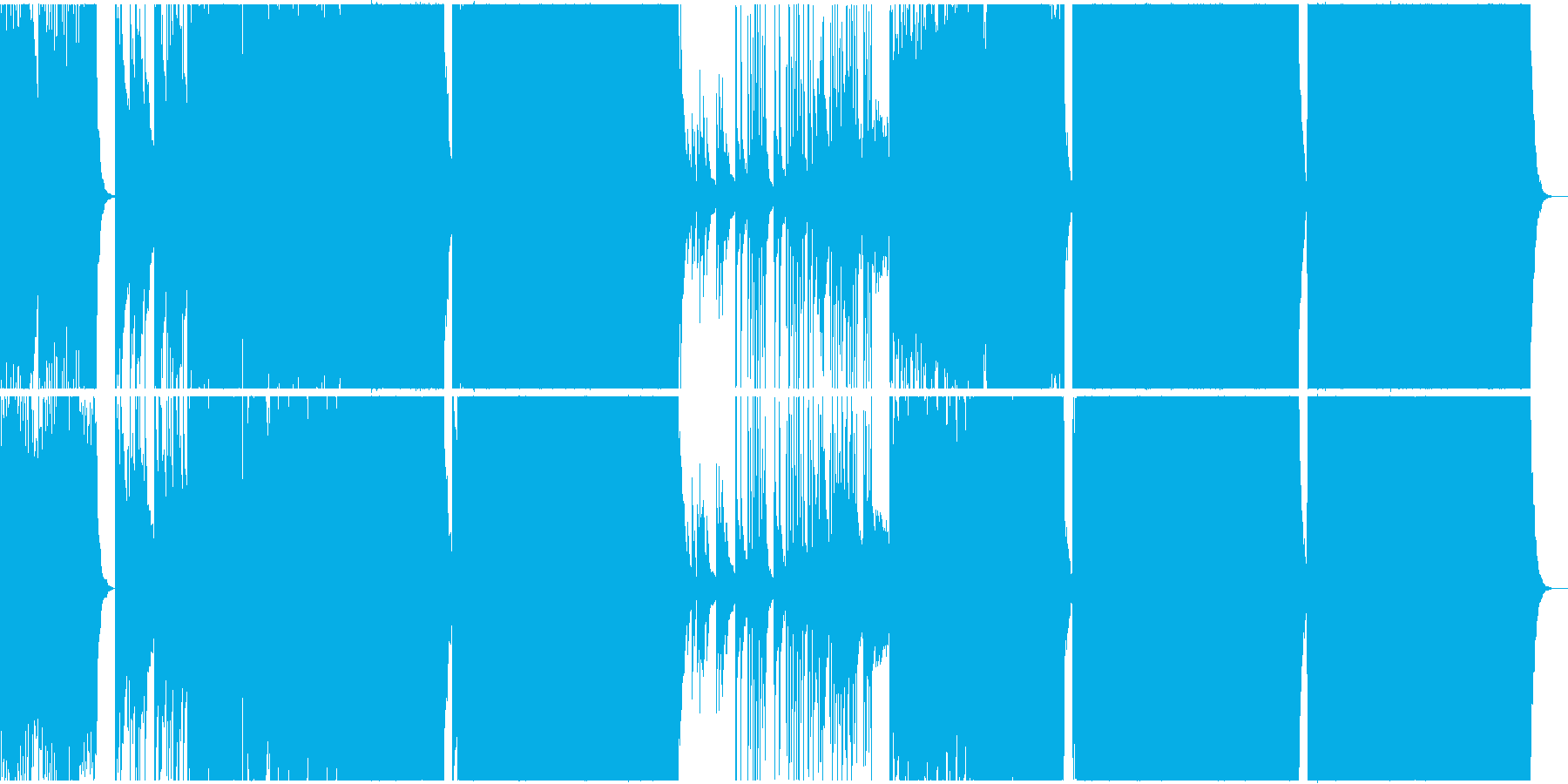 和風で優しい感じのオーケストラ曲の再生済みの波形