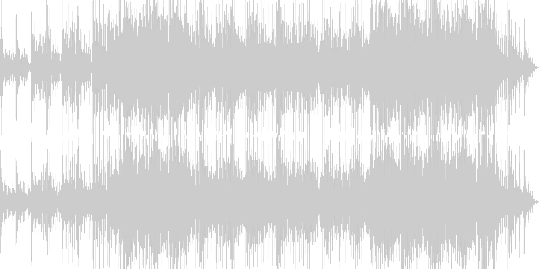 高音質♪電子系BGMサイズ音圧タイプありの未再生の波形