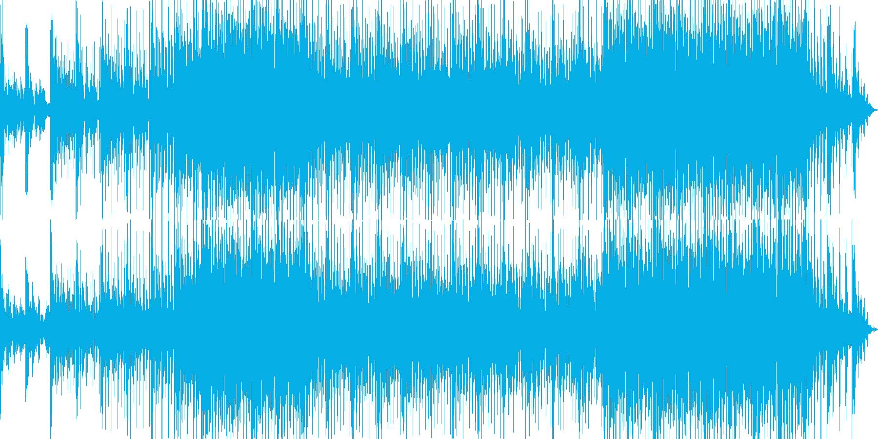 高音質♪電子系BGMサイズ音圧タイプありの再生済みの波形