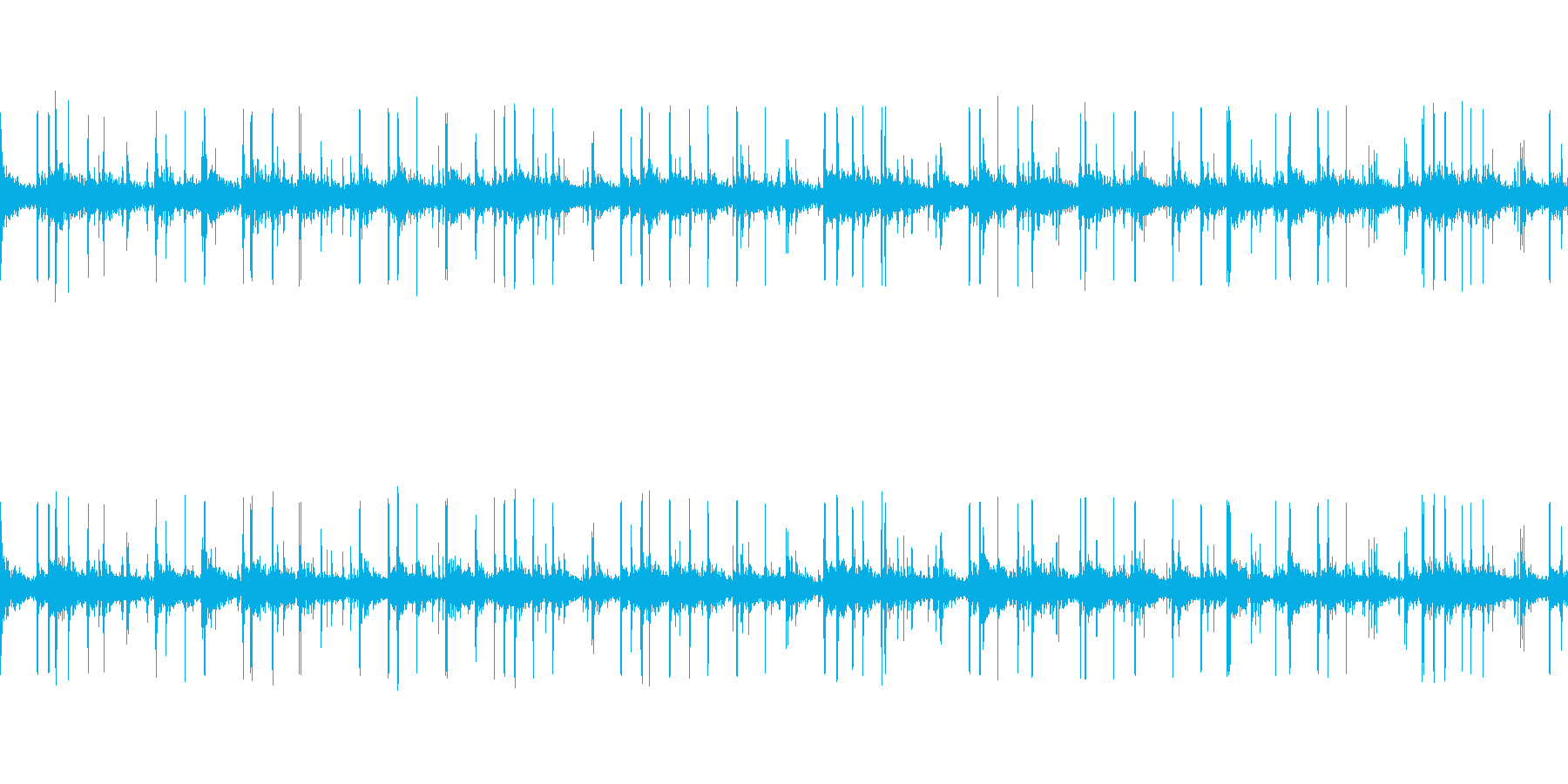 かつかつ(足音)の再生済みの波形