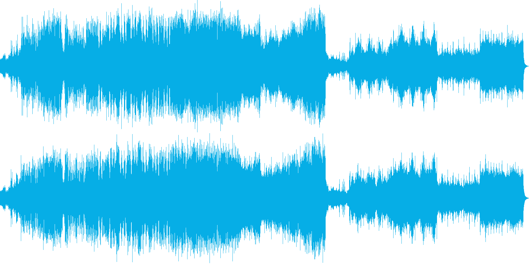 秘密の隠れ家を想定した楽曲ですの再生済みの波形
