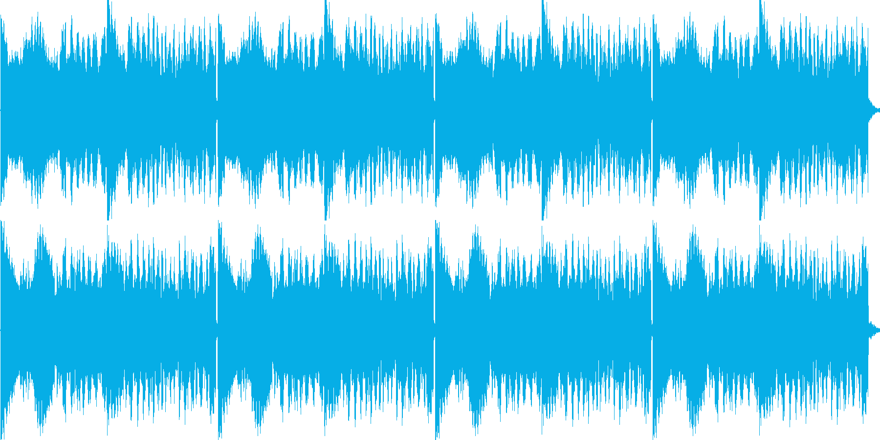 【悲しいシーンに最適オルガンBGM】の再生済みの波形