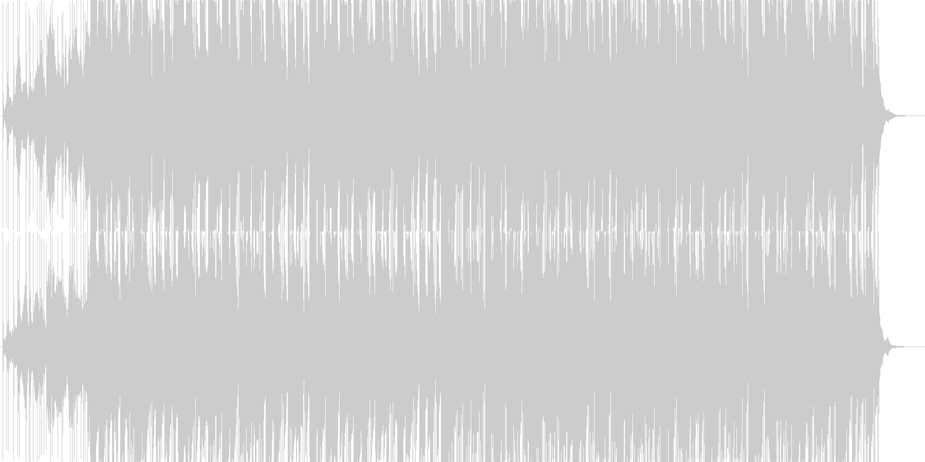 インド風楽曲の未再生の波形