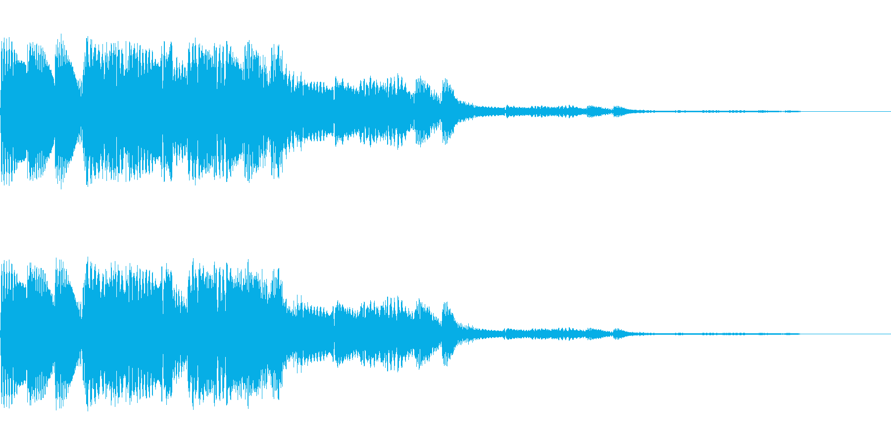 コロコロしたかわいい音です。の再生済みの波形