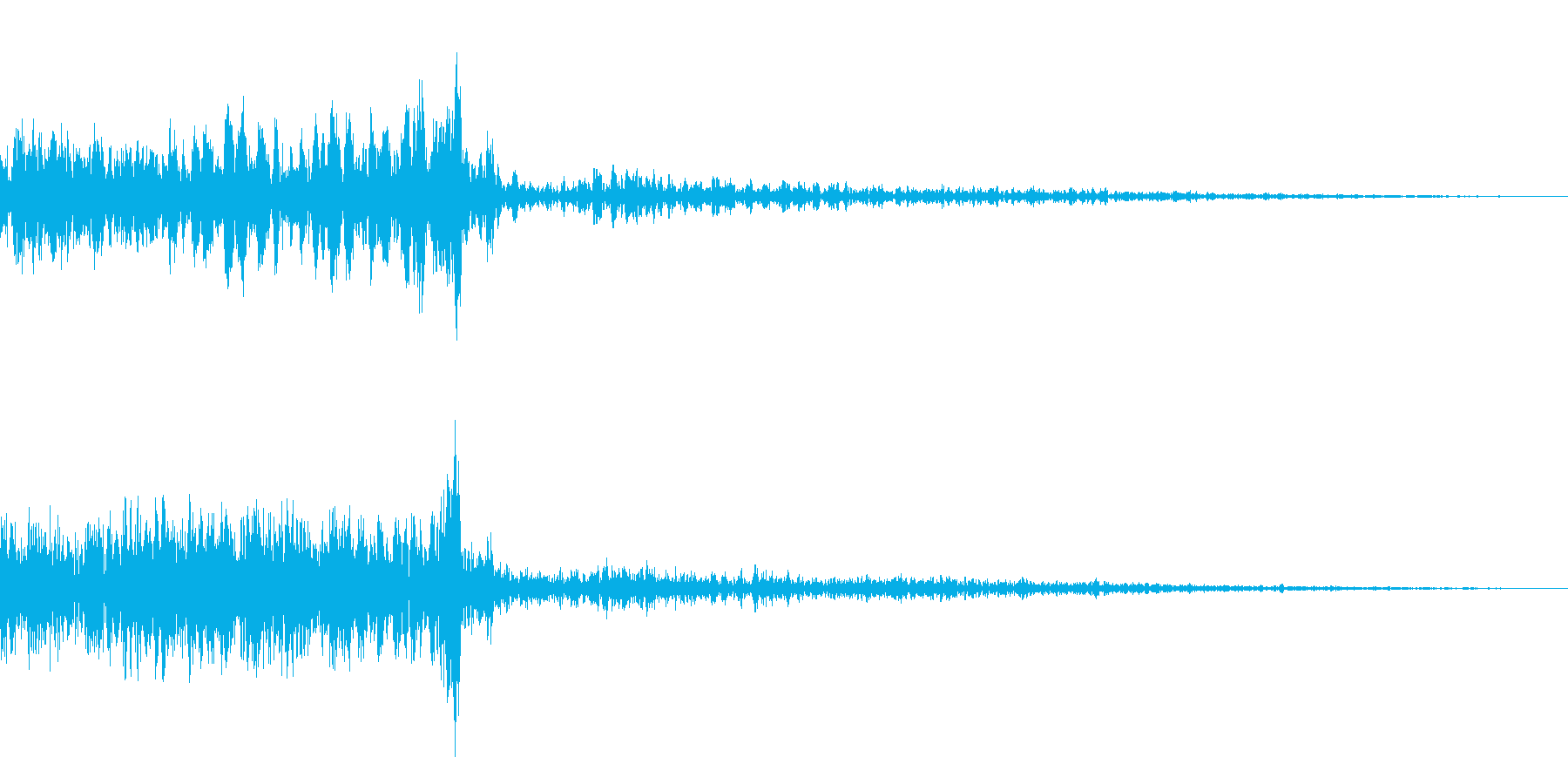 メニュー画面音(ウインドウ,決定等)10の再生済みの波形