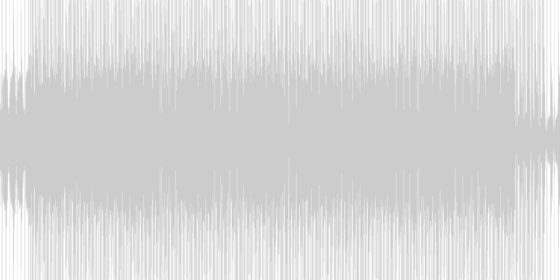 商業用BGM(ポップ)の未再生の波形