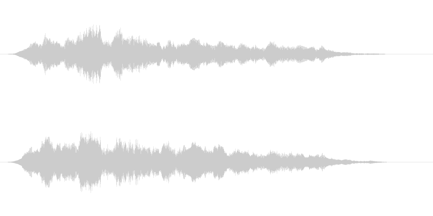 ホラーな低音 緊迫感や恐怖を描く音の未再生の波形