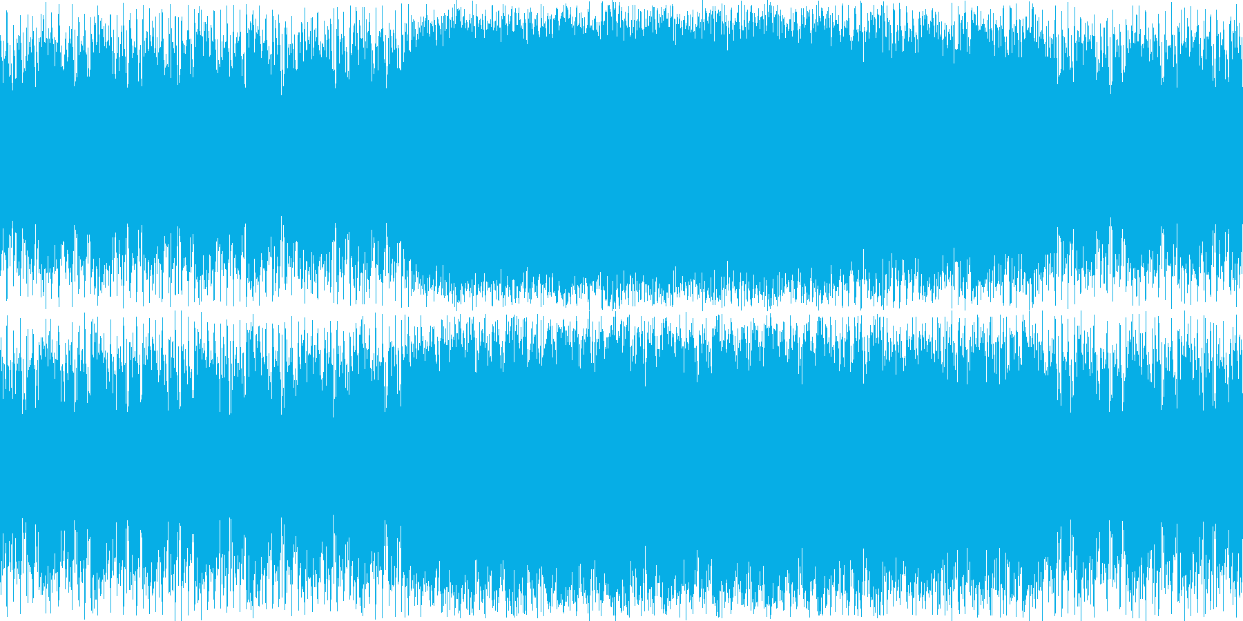 暗めのエレクトロBGMの再生済みの波形