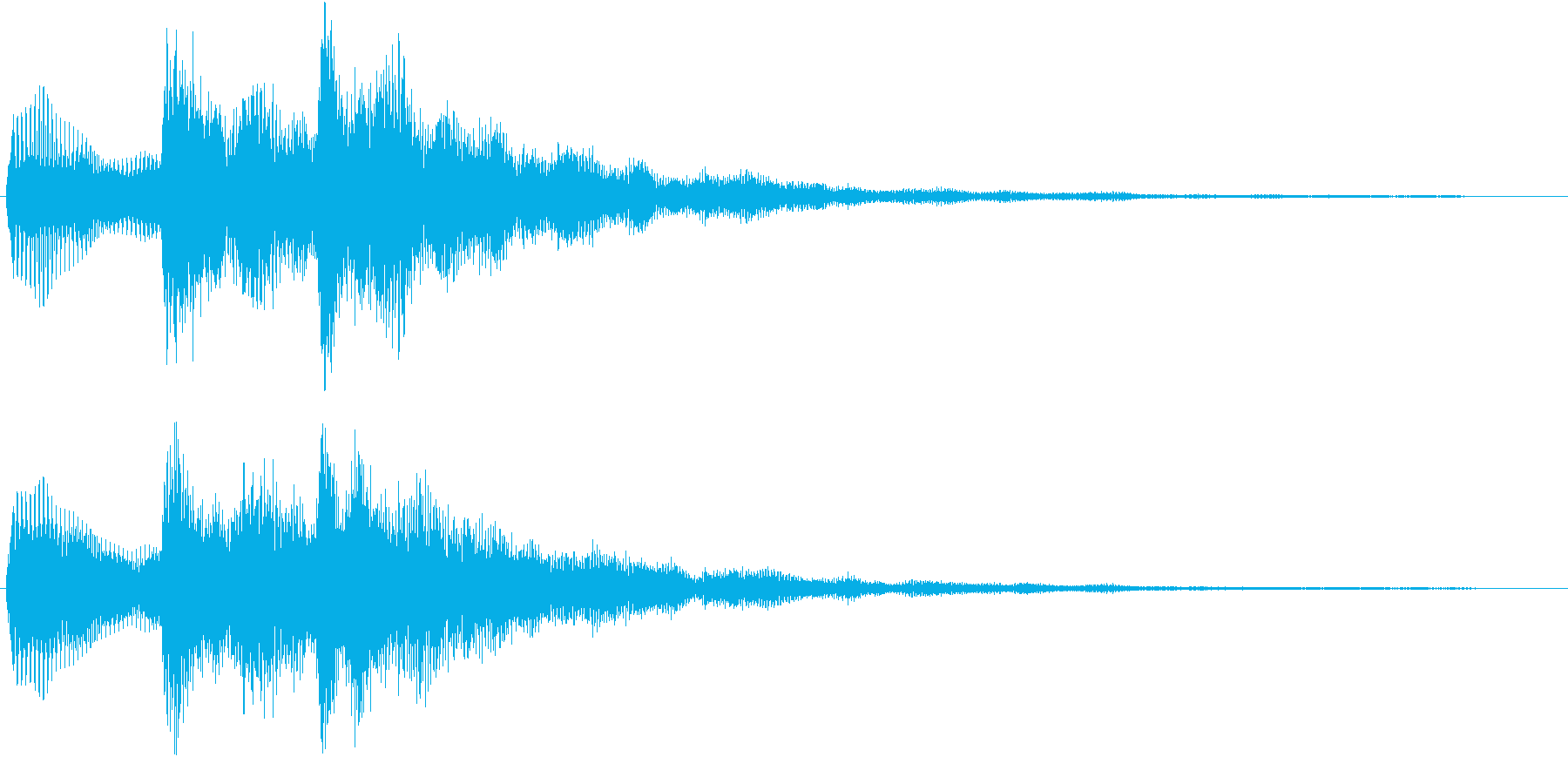 環境音系の効果音です。の再生済みの波形