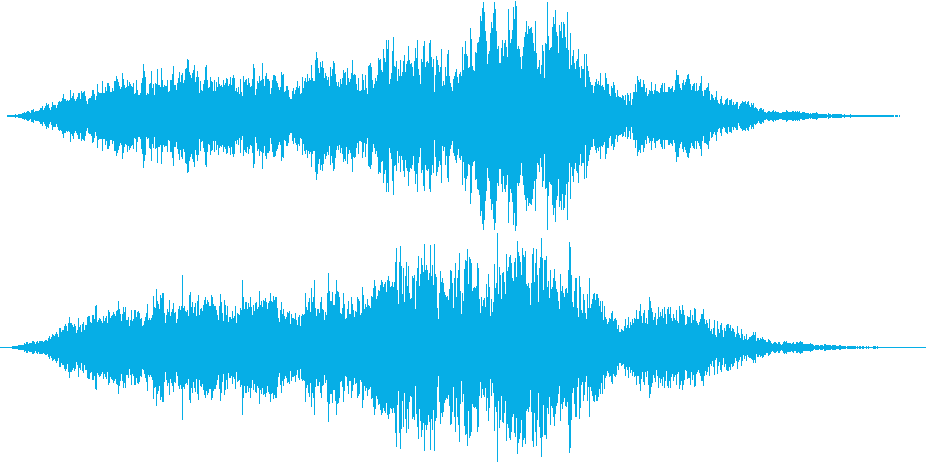 空間的なパッドの効果音です。の再生済みの波形
