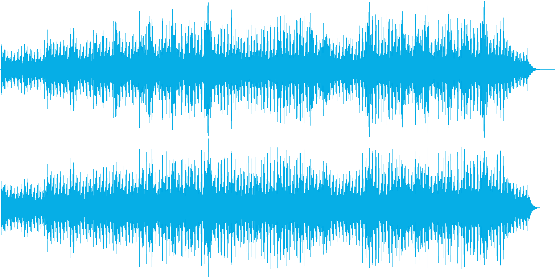 生楽器のさわやかなポリリズムの再生済みの波形