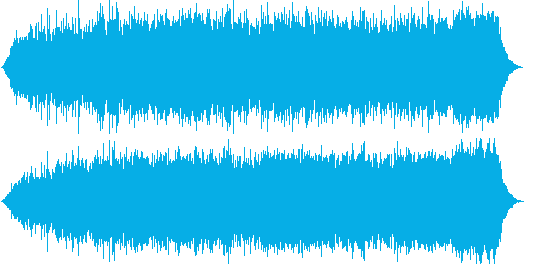 自然の映像に合わせてどうぞの再生済みの波形