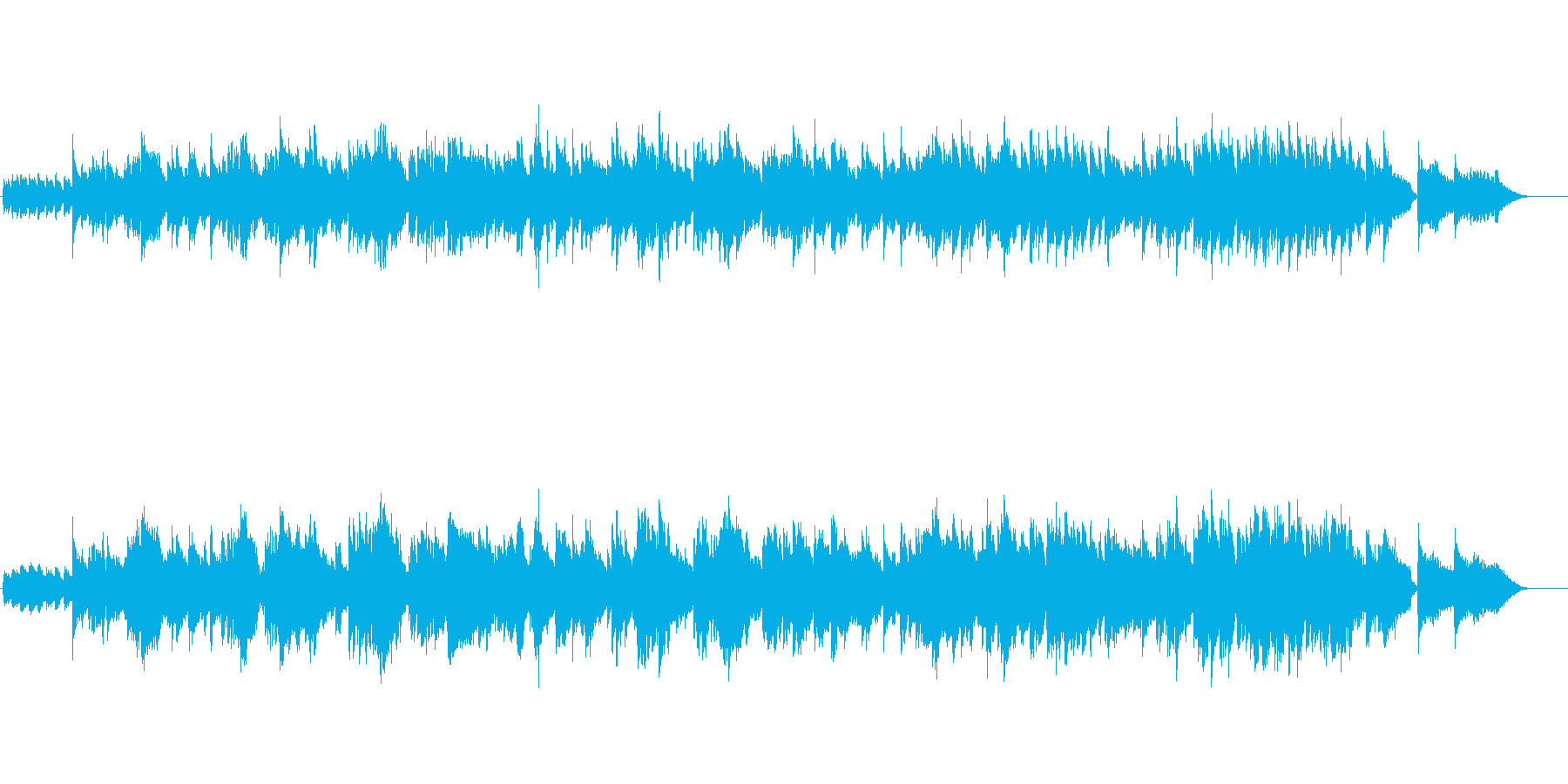 どっぷりとムード音楽してるバラードの再生済みの波形