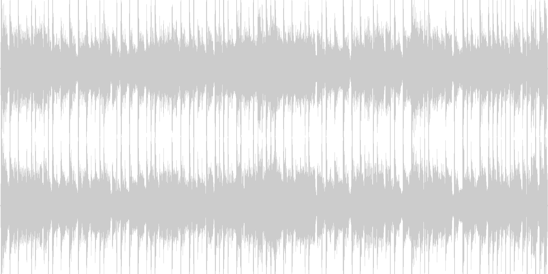 明るい雰囲気の短めのループ楽曲です。の未再生の波形