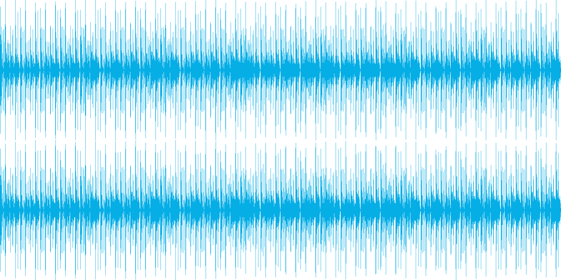 RPGのダンジョン内風BGM(loop)の再生済みの波形
