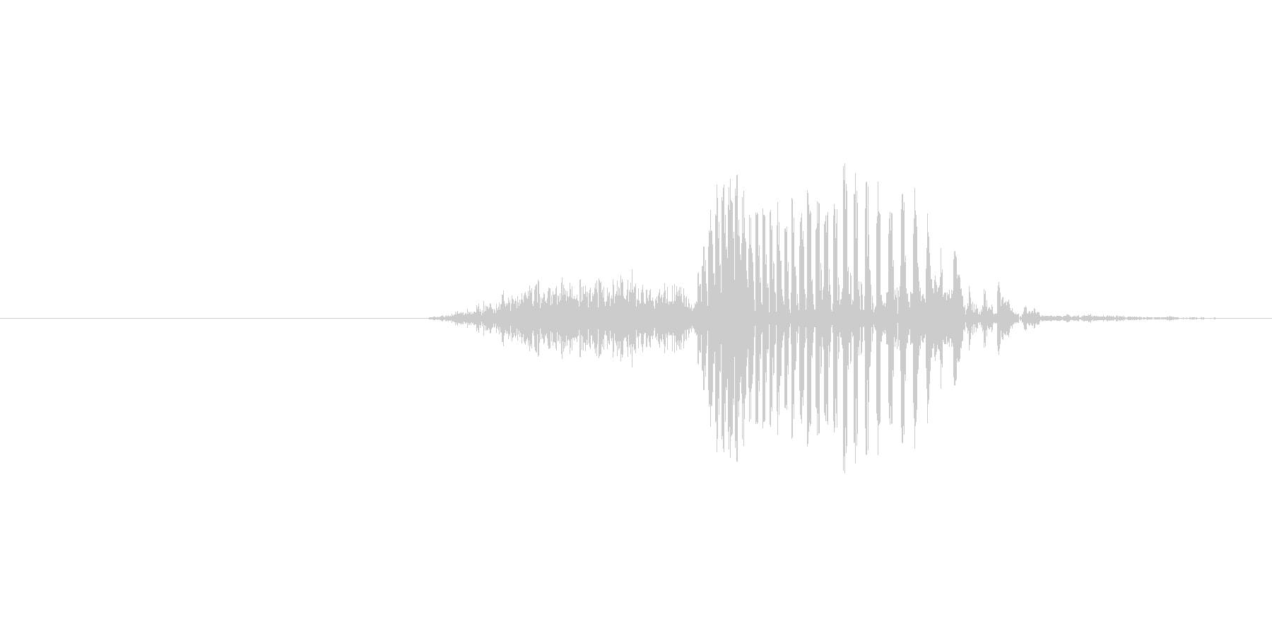 Sure. (発音:シュア、しゅあ、意…の未再生の波形