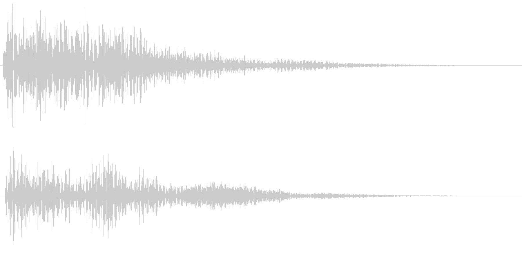 モワン(魔物の出現を予感させる音)の未再生の波形