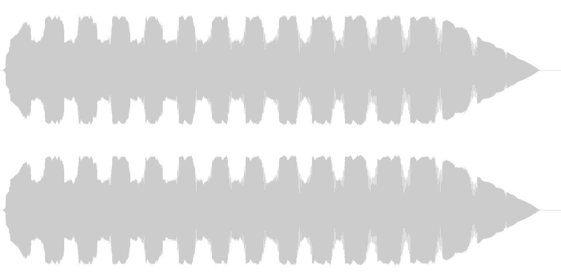ピロロロ・・・(UFOの飛行音)の未再生の波形