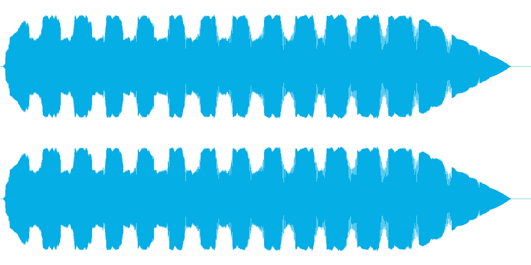 ピロロロ・・・(UFOの飛行音)の再生済みの波形