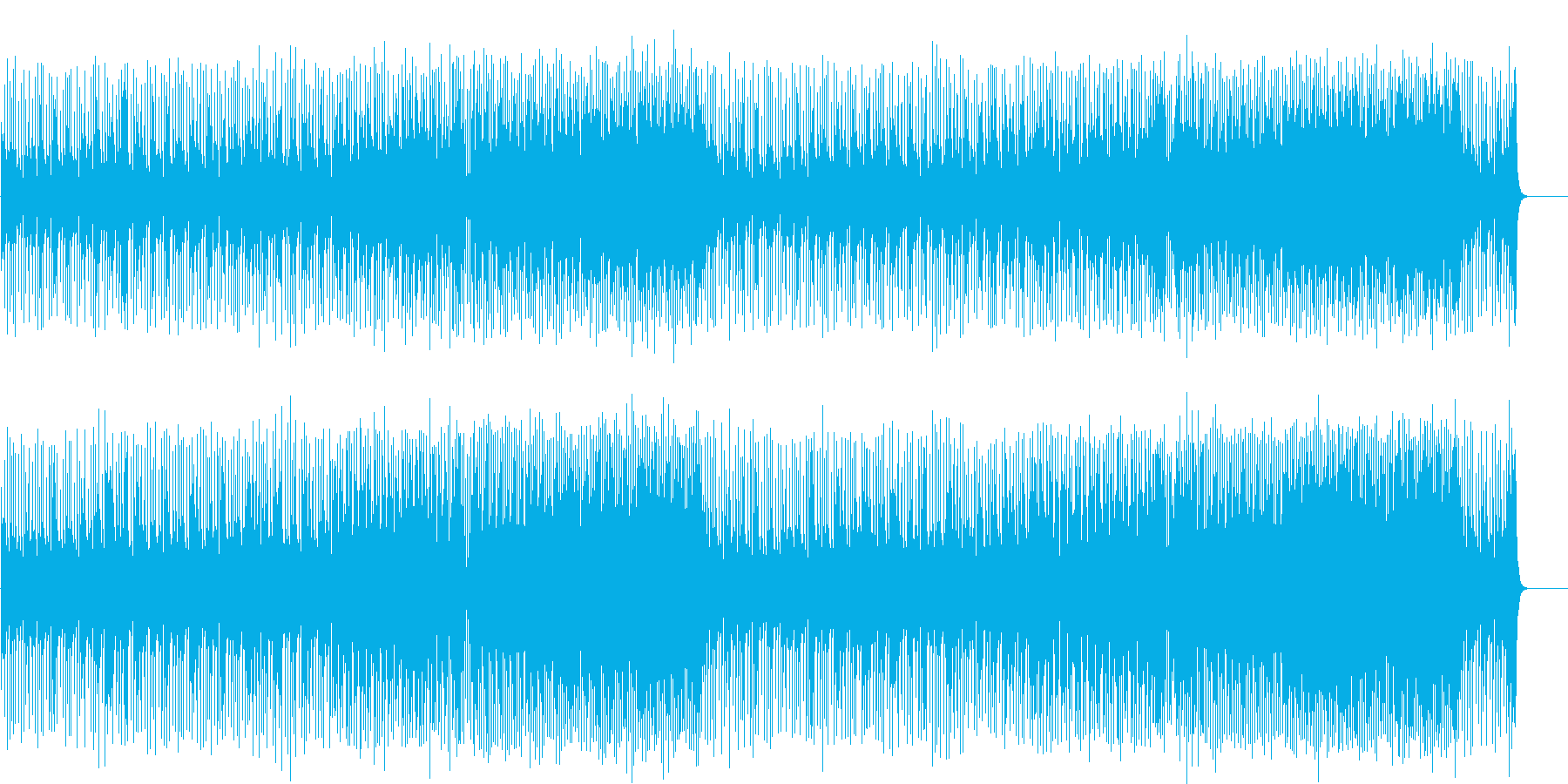 建設的で夢のあるロック/フュージョンの再生済みの波形