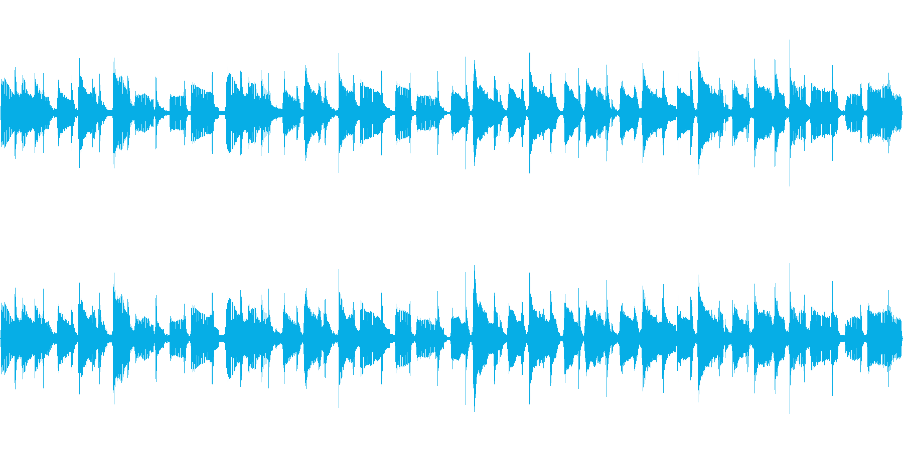 【32秒】シンプルなウクレレバンド曲の再生済みの波形