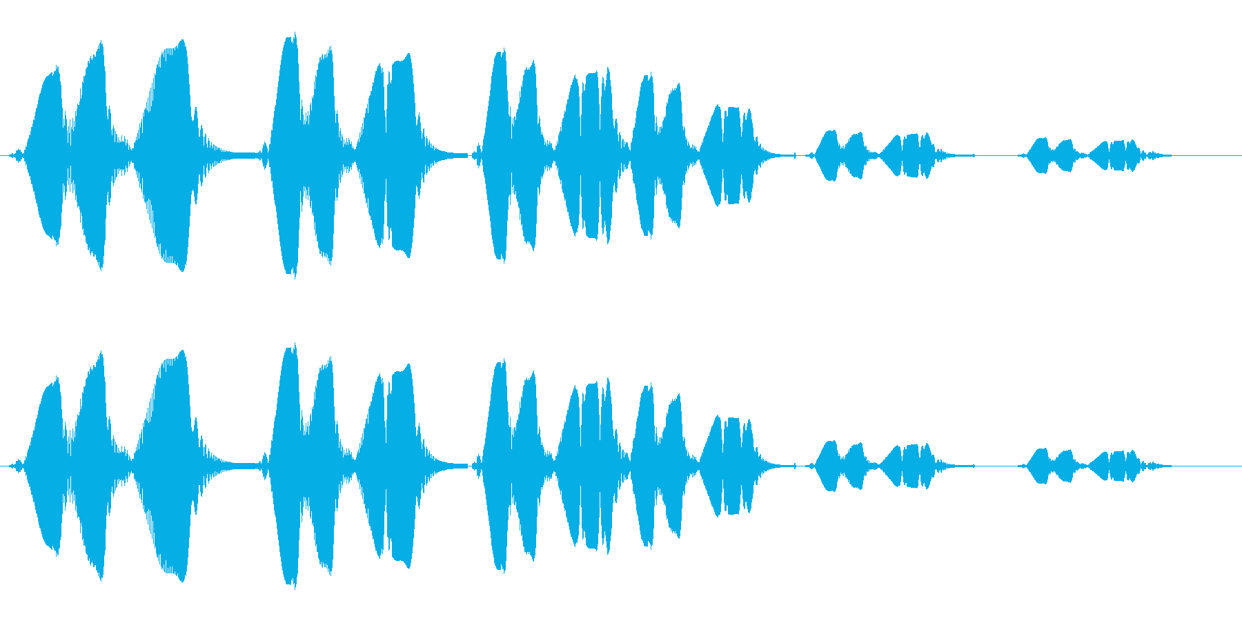 プワップワン(泡の音色)の再生済みの波形