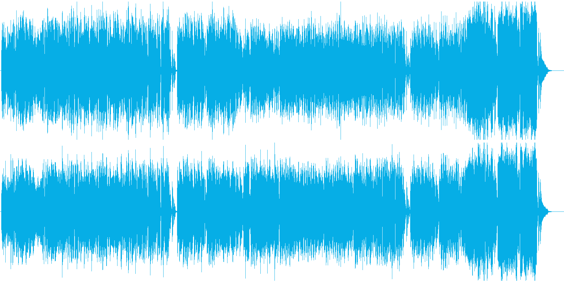 何気ない 素朴な日常生活の場面で切ない曲の再生済みの波形