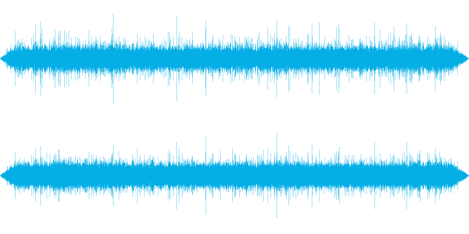 【自然音】川の流れる音01(軽井沢)の再生済みの波形