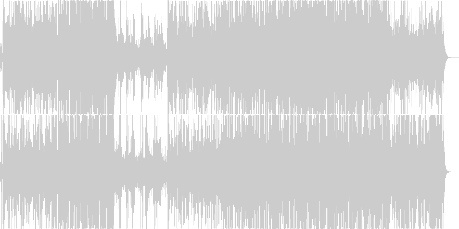 哀愁感・緊迫感ありのピアノ楽曲。の未再生の波形