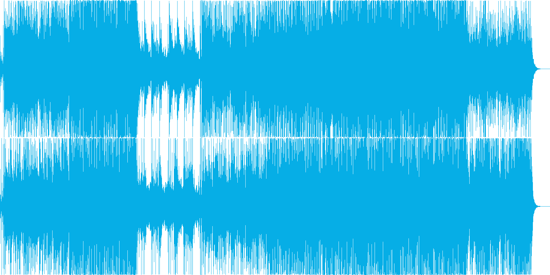 哀愁感・緊迫感ありのピアノ楽曲。の再生済みの波形
