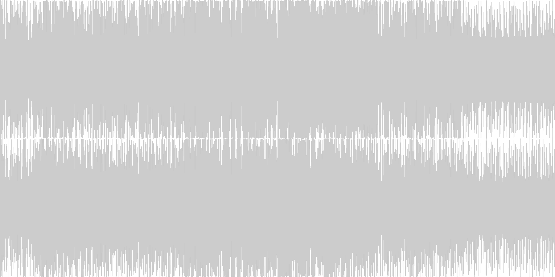 民族楽器を使用した疾走感のあるループ楽曲の未再生の波形