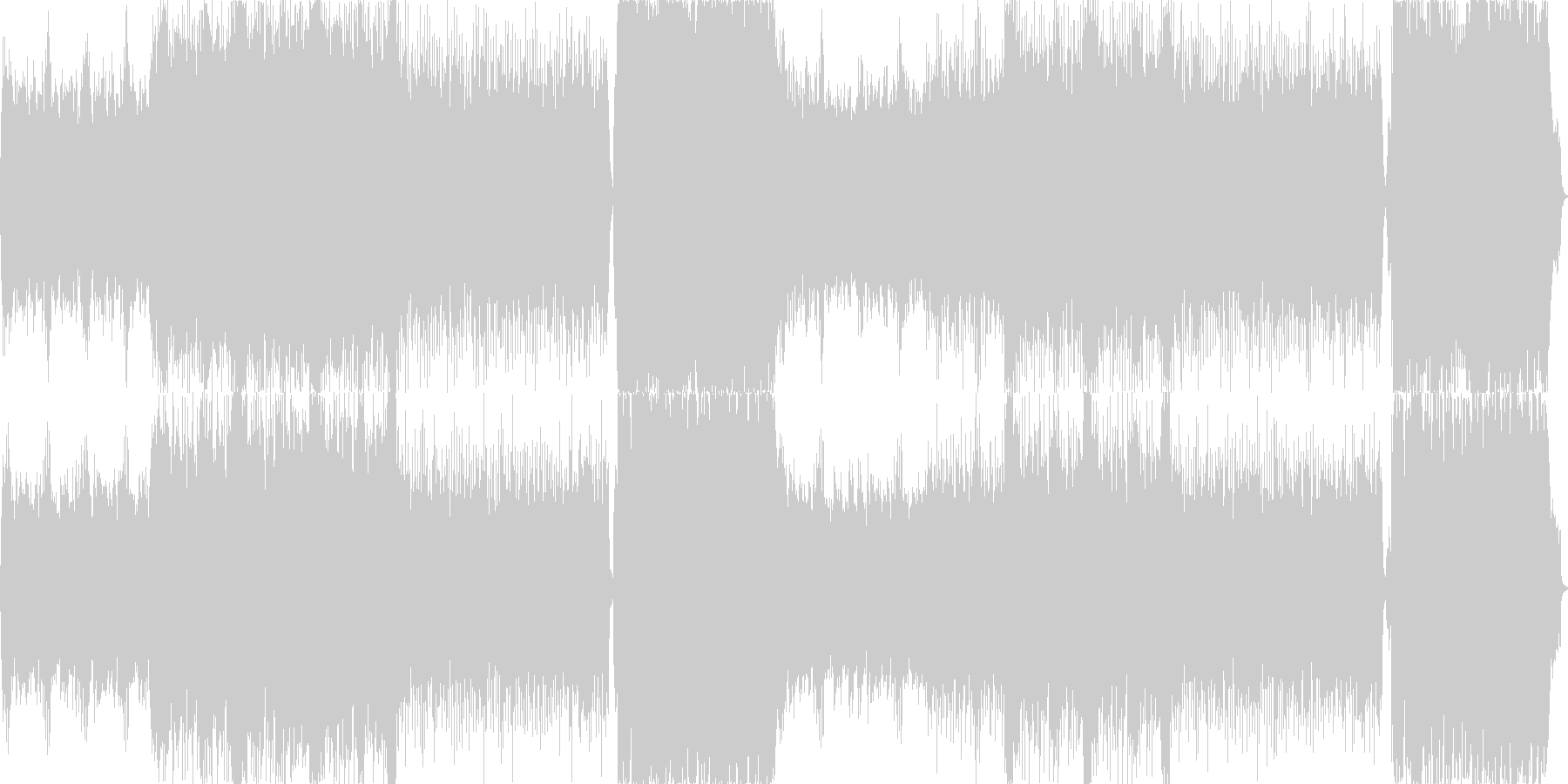 斬新な戦闘曲に近い緊迫した曲です。の未再生の波形