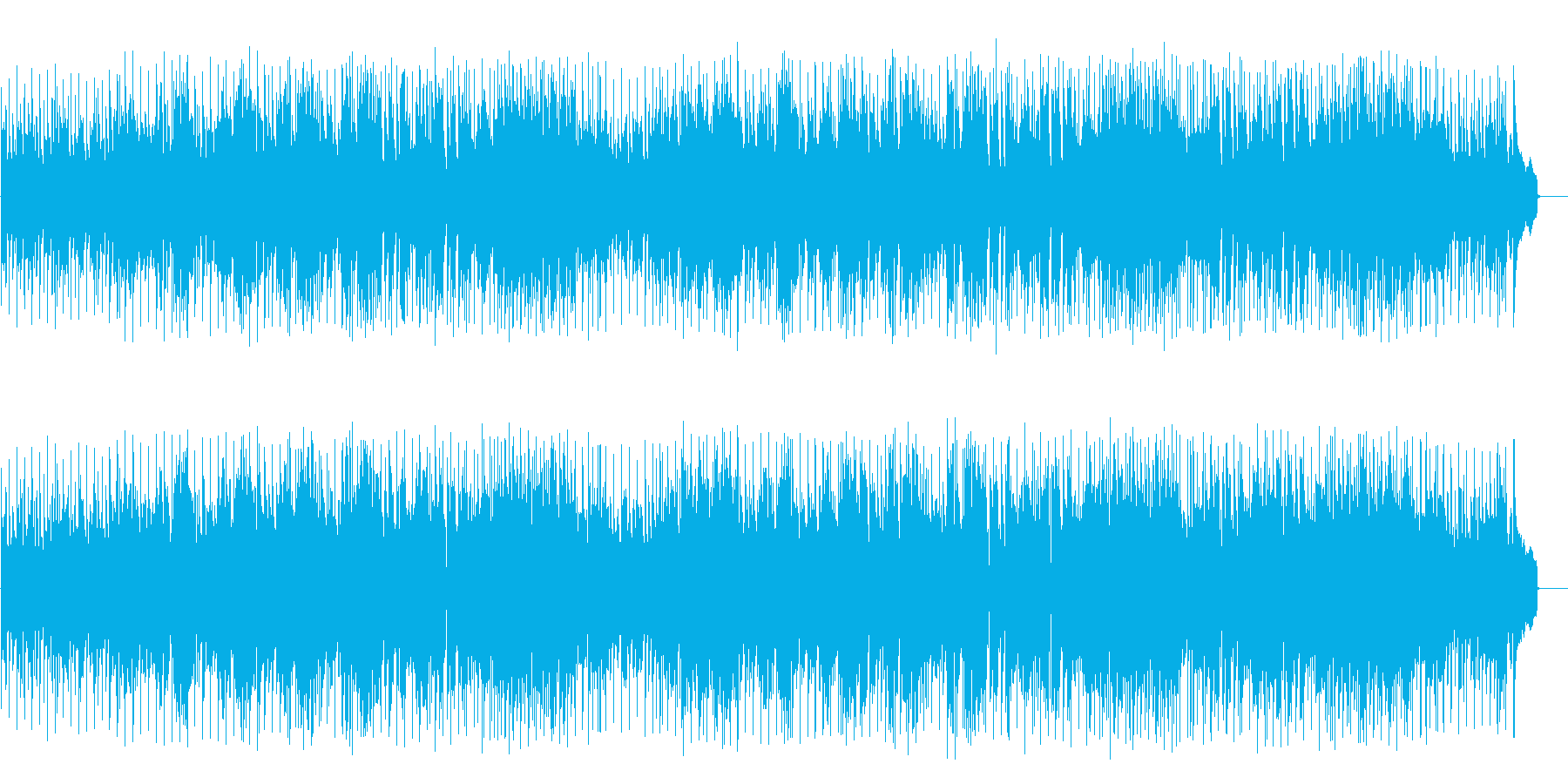 力強いファンク ポップ(フルサイズ)の再生済みの波形