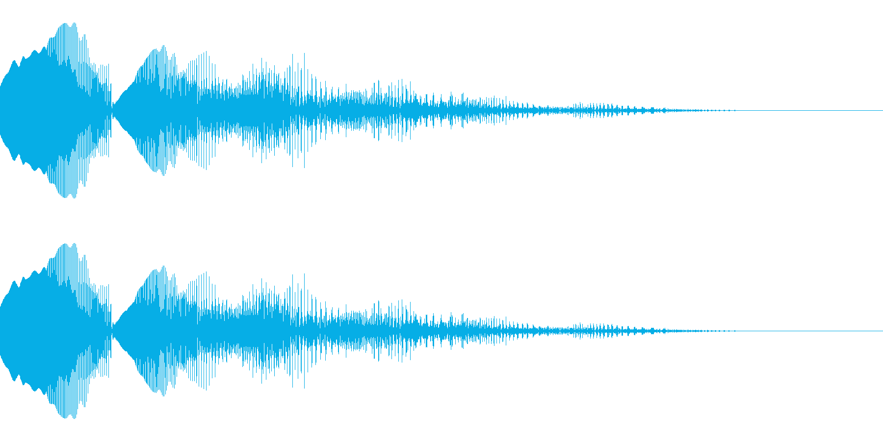 失敗・ミスをしたときの効果音_01の再生済みの波形