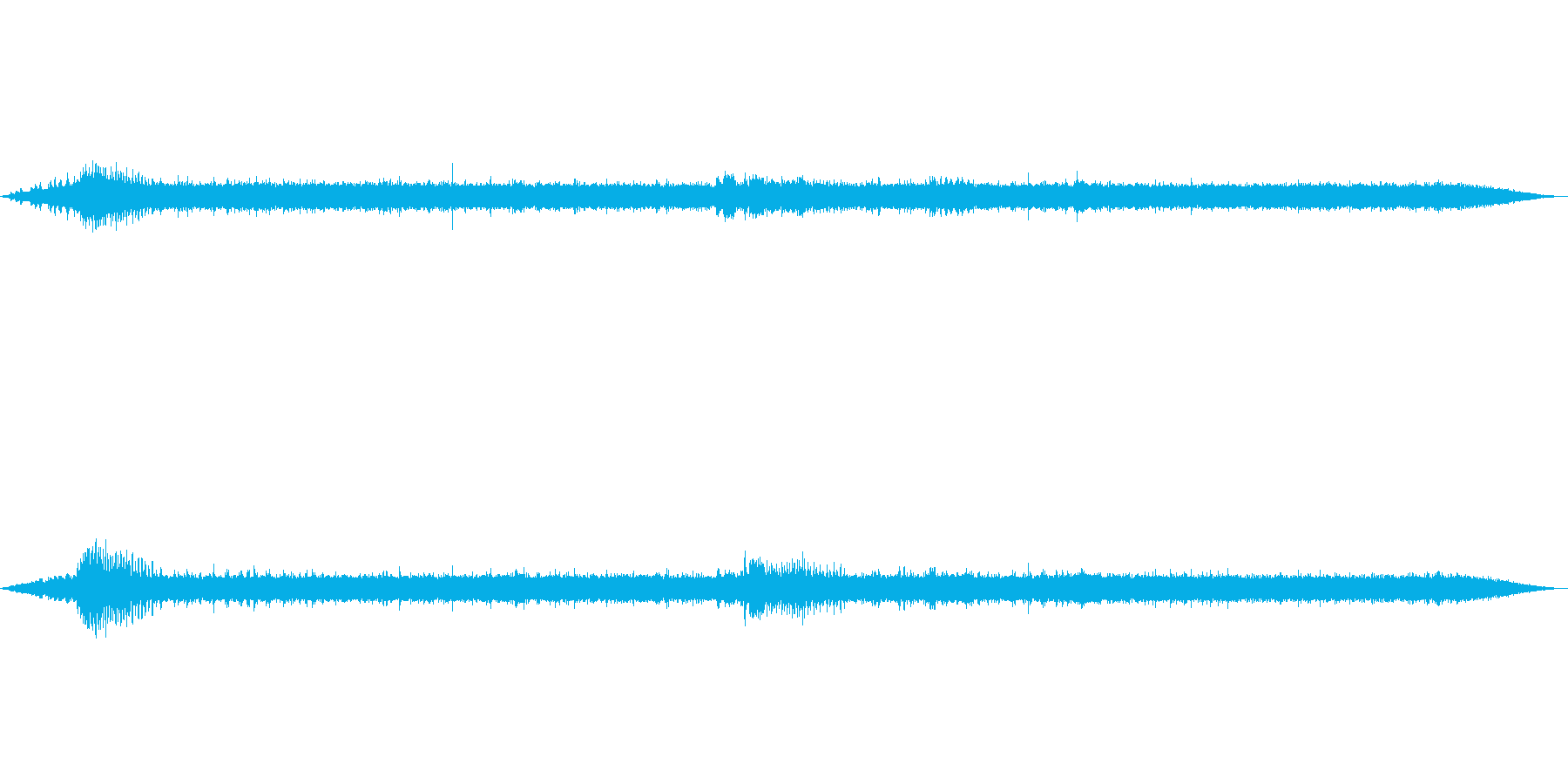 【自然音】渓谷の音(八丈島)の再生済みの波形