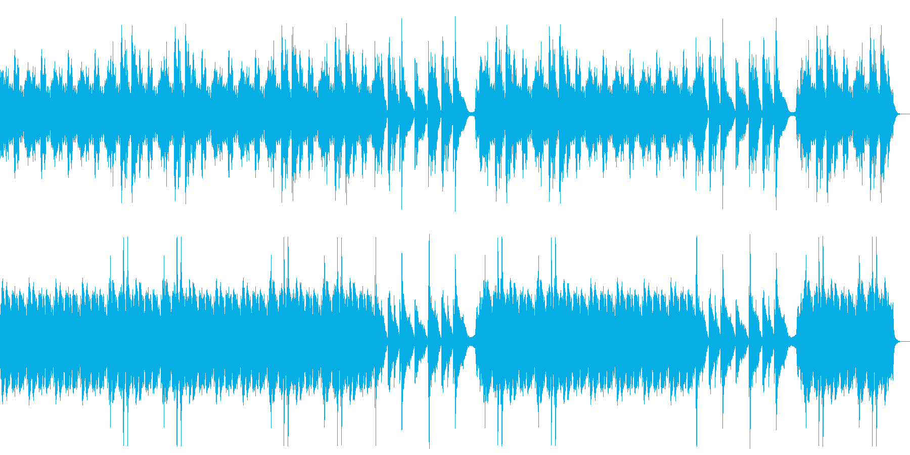 (ドラム抜)ゆったりとした曲、ほのぼの系の再生済みの波形