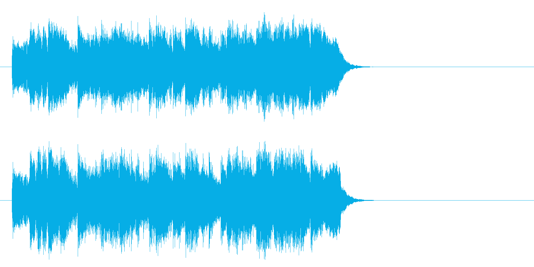 懐かしの歌謡ジャズ風楽曲(サビ)の再生済みの波形