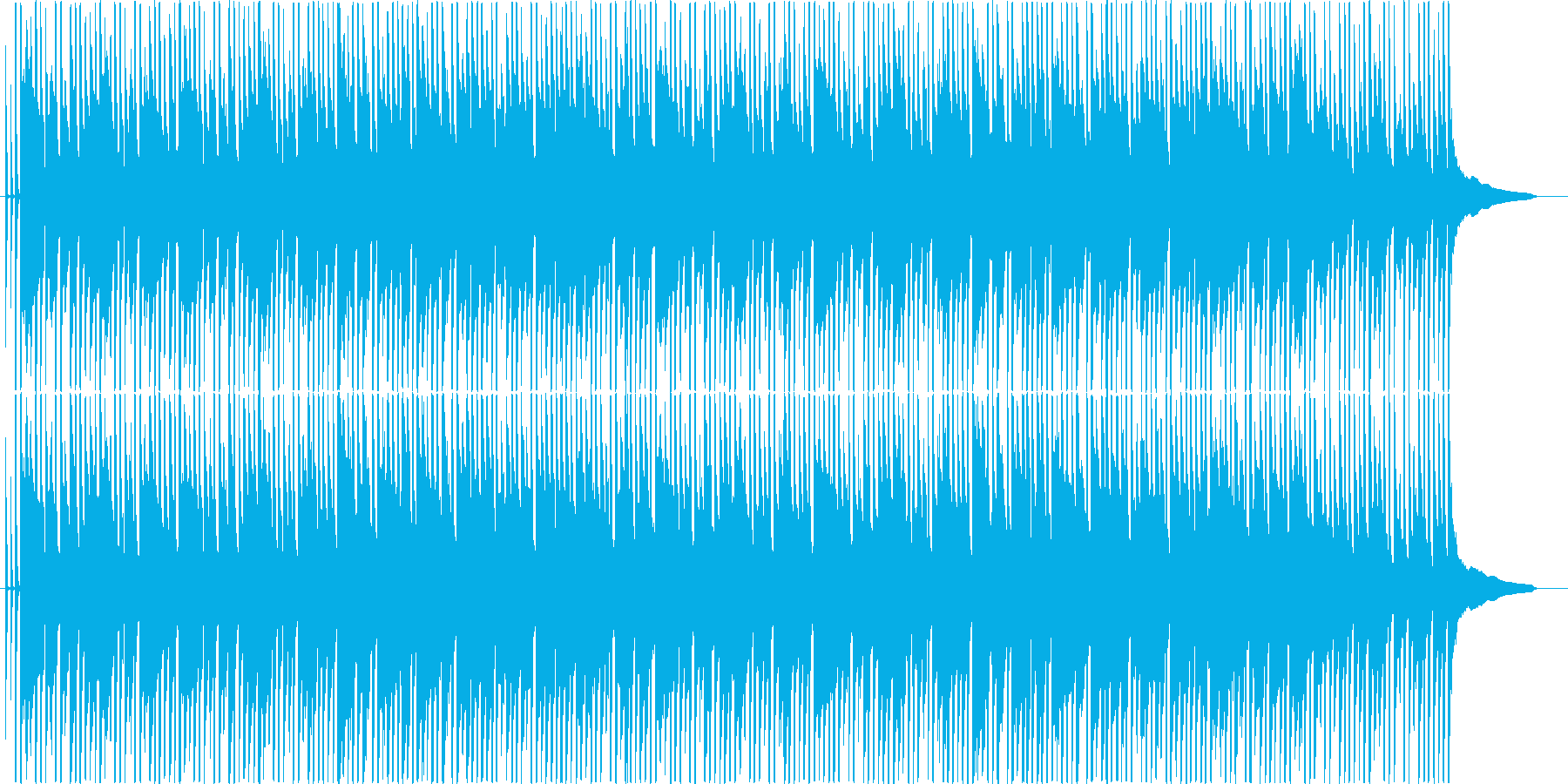 ほのぼのした感じのシンプルな曲です。の再生済みの波形