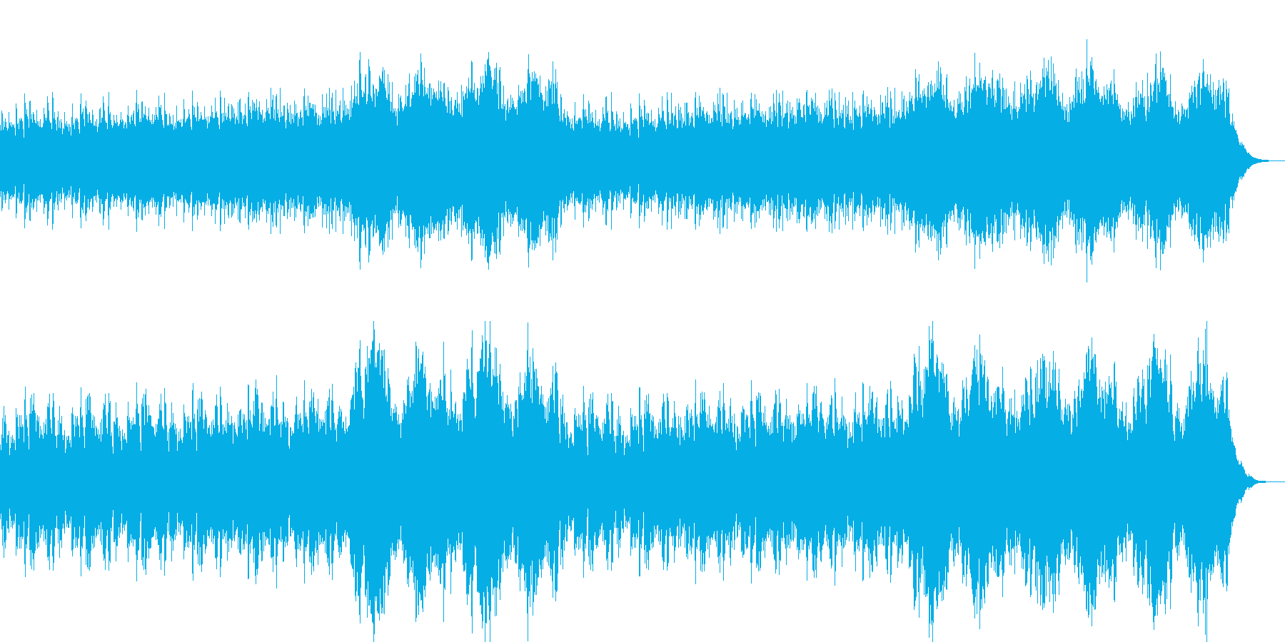 ピアノ、環境音楽ヒーリング-08の再生済みの波形